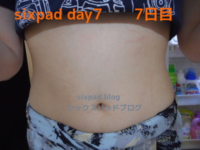 シックスパッド 1週間